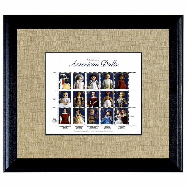 Upm Global 16 x 14 in. American Dolls Stamp Sheet, Wood Frame 13910
